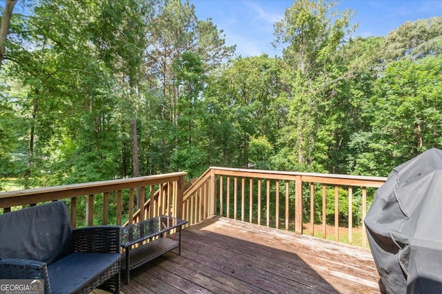 160 Country Mill Ln, Stockbridge, GA 30281 - deck with area for grilling