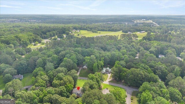 160 Country Mill Ln, Stockbridge, GA 30281 - aerial view of a heavily wooded area