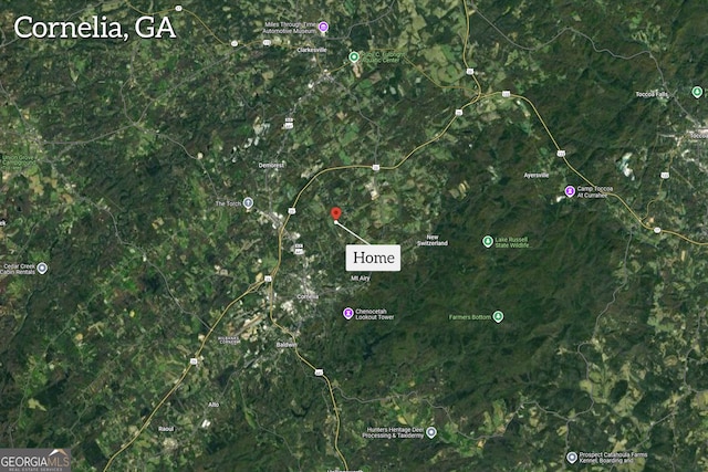 464 Old Camp Creek Rd, Cornelia, GA 30531 - map of property location