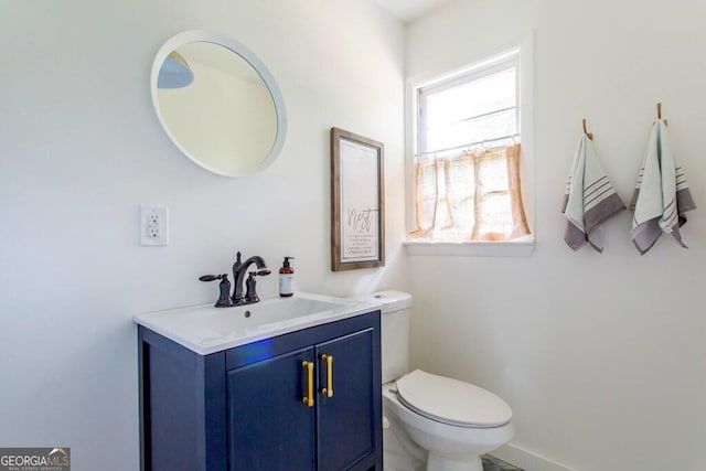 6715 Wright Rd, Sandy Springs, GA 30328 - bathroom featuring toilet and vanity