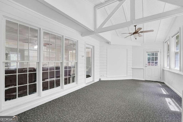 985 Laurel Springs Ln, Marietta, GA 30064 - unfurnished sunroom with beam ceiling