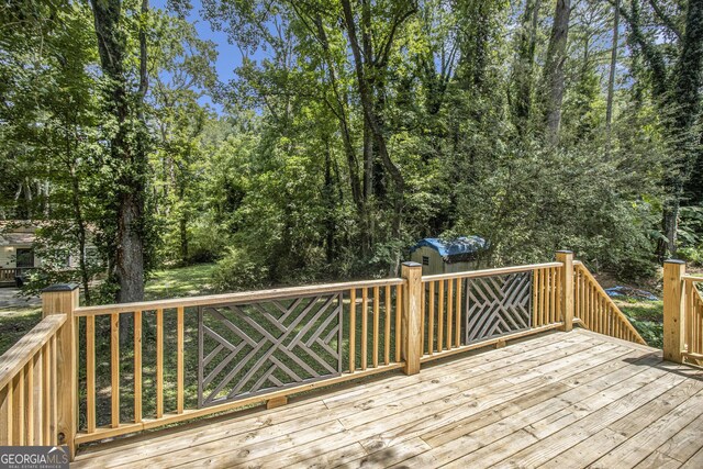 2537 Baker Rd NW, Atlanta, GA 30318 - view of deck