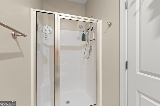 541 Brown Dr, Clermont, GA 30527 - bathroom featuring a shower stall