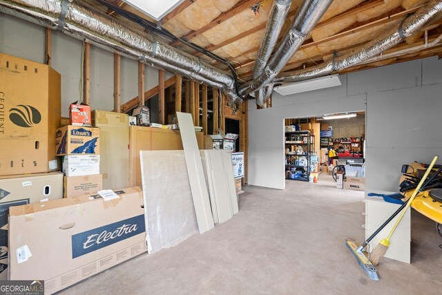 541 Brown Dr, Clermont, GA 30527 - view of unfinished below grade area
