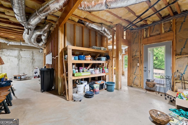 541 Brown Dr, Clermont, GA 30527 - view of below grade area