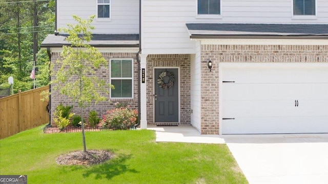 218 Lookout Dr, Dallas, GA 30132 - entrance to property with brick siding and concrete driveway