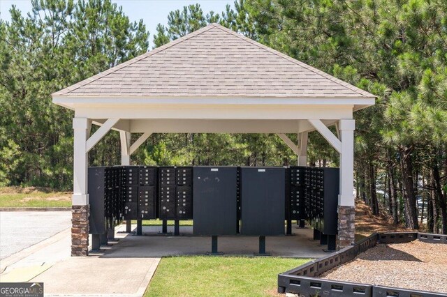 218 Lookout Dr, Dallas, GA 30132 - view of home's community featuring mail area, a gazebo, and a carport