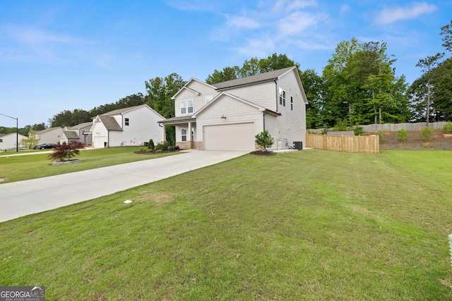272 Broadstone Blvd, Acworth, GA 30101 - view of front of property featuring concrete driveway and stone siding