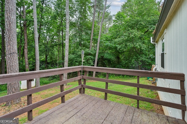 232 Apple Branch Dr, Woodstock, GA 30188 - view of wooden terrace