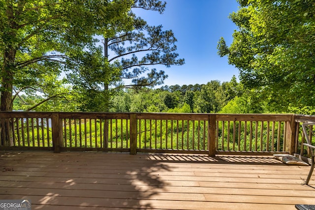 111 Portico Pl, Newnan, GA 30265 - view of wooden deck