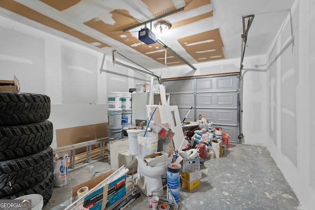 226 Old Atlanta Rd, Stockbridge, GA 30281 - garage with a garage door opener