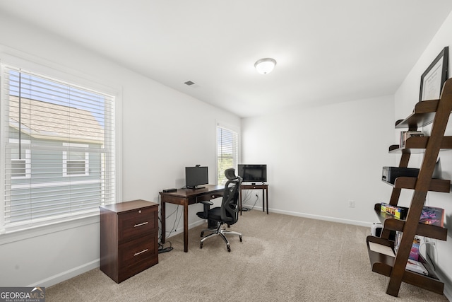 4044 Andover Cir, Mcdonough, GA 30252 - office featuring light carpet and baseboards