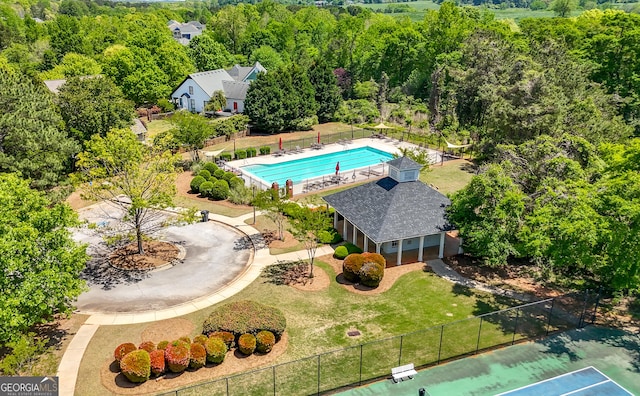 4044 Andover Cir, Mcdonough, GA 30252 - view of subject property with a pool
