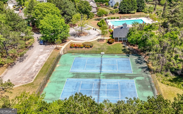 4044 Andover Cir, Mcdonough, GA 30252 - drone / aerial view of a pool area