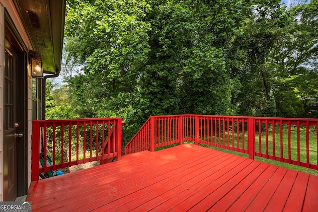 429 Deckner Ave SW, Atlanta, GA 30310 - view of wooden deck