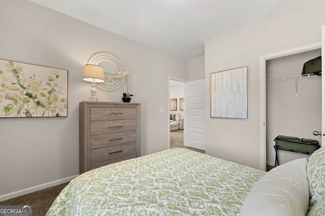 237 Orion Dr, Dalton, GA 30720 - carpeted bedroom with baseboards and a closet