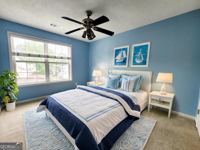 10900 Wittenridge Dr Unit H8, Alpharetta, GA 30022 - bedroom featuring baseboards, carpet, and a ceiling fan