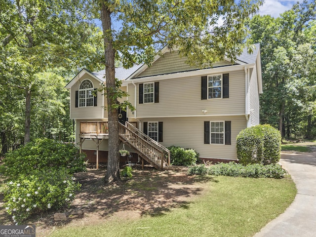 230 Hannah Dr, Colbert, GA 30628 - view of front of house featuring stairs