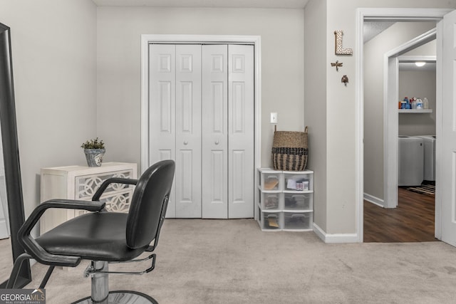 230 Hannah Dr, Colbert, GA 30628 - carpeted office with baseboards