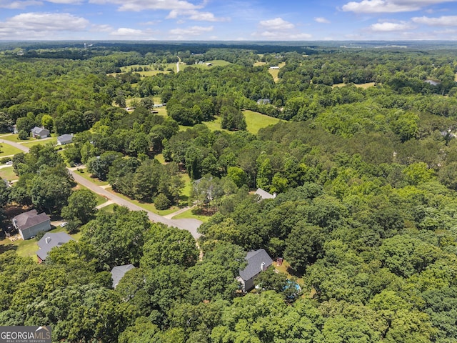 230 Hannah Dr, Colbert, GA 30628 - aerial overview of property's location featuring a heavily wooded area