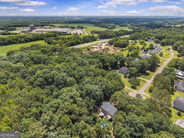 230 Hannah Dr, Colbert, GA 30628 - drone / aerial view of a heavily wooded area
