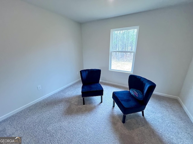 134 Red Oak Dr, Barnesville, GA 30204 - sitting room with carpet flooring and baseboards