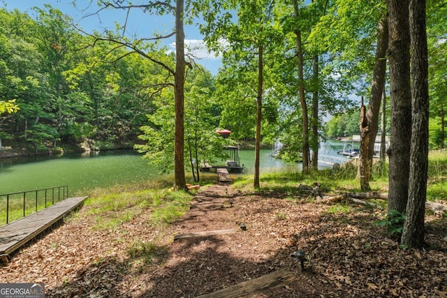 3644 Bert Dr, Gainesville, GA 30506 - view of yard featuring a water view
