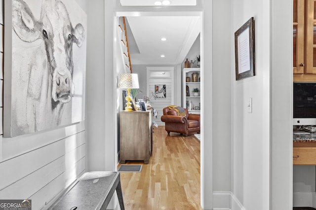 155 Bear Paw Ct, Clarkesville, GA 30523 - hallway featuring light wood-type flooring