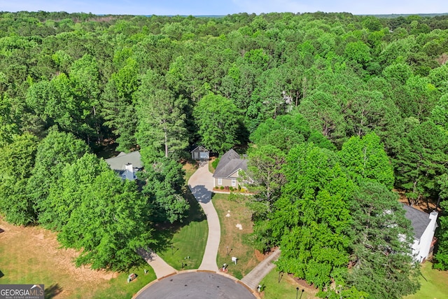 70 Otara Woods Ct, Newnan, GA 30263 - view of property location featuring a heavily wooded area