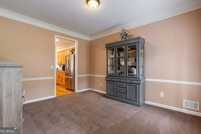 405 Woodbrook Way, Lawrenceville, GA 30043 - carpeted spare room with crown molding and baseboards