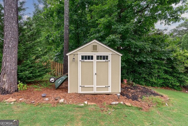 405 Woodbrook Way, Lawrenceville, GA 30043 - view of shed
