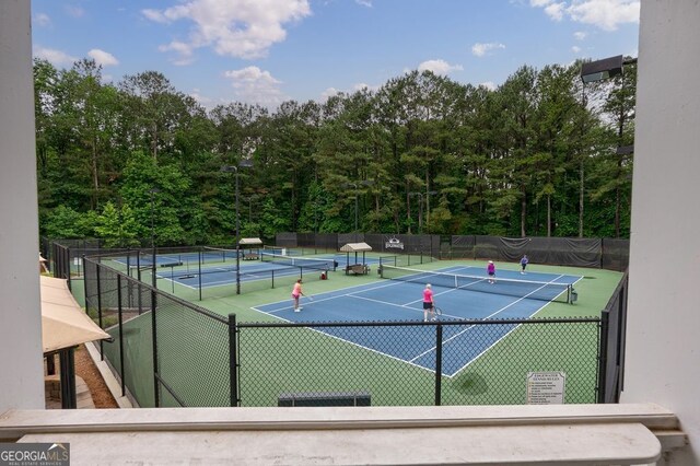 405 Woodbrook Way, Lawrenceville, GA 30043 - view of tennis court