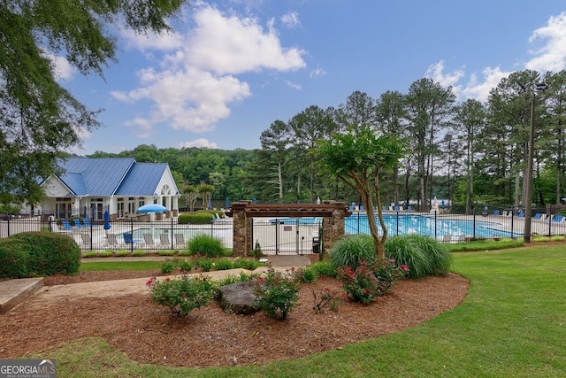 405 Woodbrook Way, Lawrenceville, GA 30043 - view of property's community featuring a pool