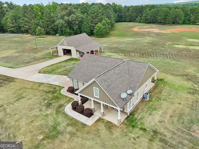 625 Henderson Mill Rd, Covington, GA 30014 - view from above of property featuring a heavily wooded area