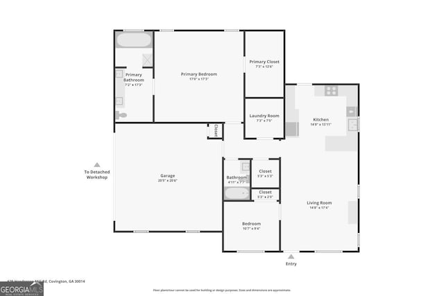625 Henderson Mill Rd, Covington, GA 30014 - home floor plan