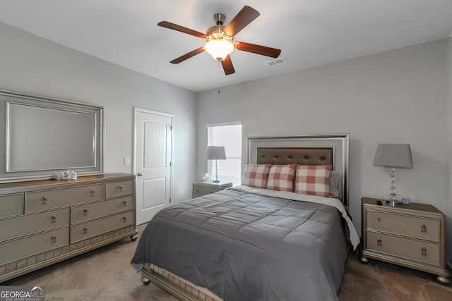 1243 Polk Xing, Mcdonough, GA 30252 - carpeted bedroom with ceiling fan