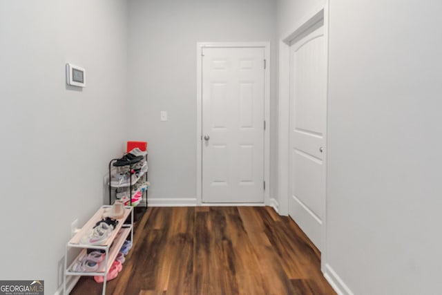 1243 Polk Xing, Mcdonough, GA 30252 - hallway with wood finished floors and baseboards