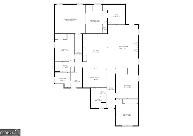 1243 Polk Xing, Mcdonough, GA 30252 - view of floor plan / room layout