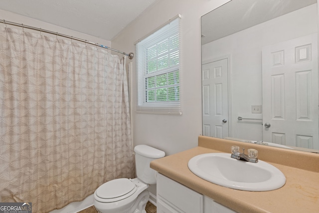 1450 Steam Engine Way NE, Conyers, GA 30013 - bathroom featuring vanity and a shower with curtain