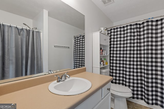 1450 Steam Engine Way NE, Conyers, GA 30013 - bathroom featuring vanity and a shower with shower curtain