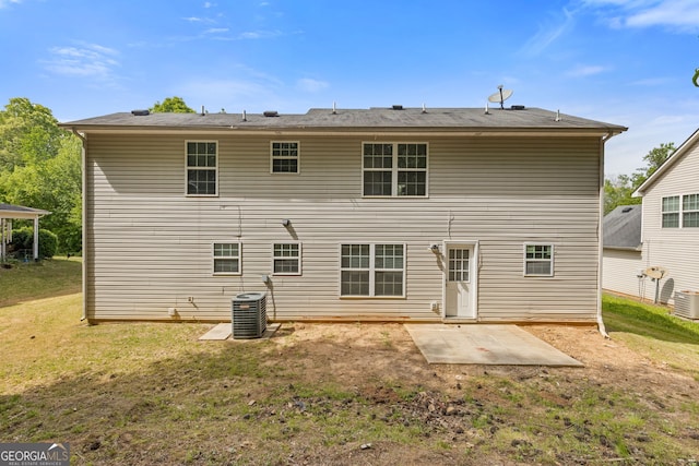 1450 Steam Engine Way NE, Conyers, GA 30013 - rear view of property with a patio area and a yard