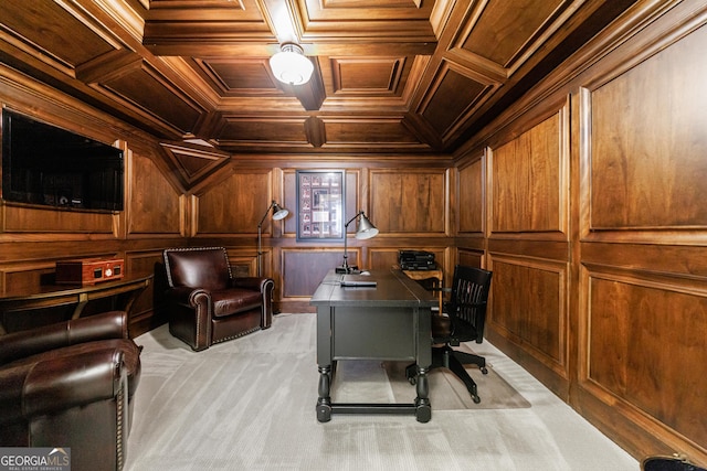 2101 Hunters Green Dr, Lawrenceville, GA 30043 - carpeted office space with wooden ceiling and wood walls