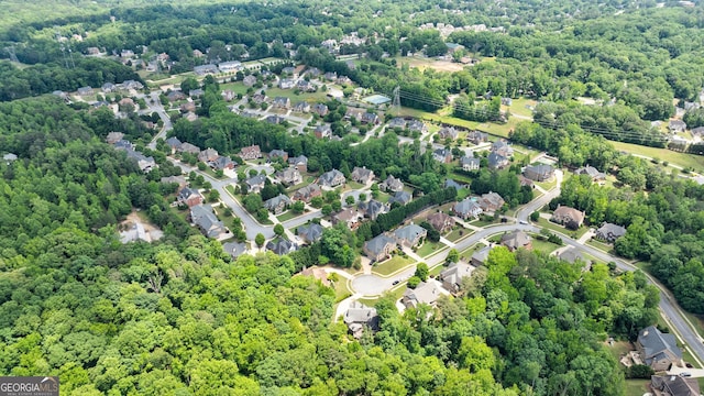 2101 Hunters Green Dr, Lawrenceville, GA 30043 - view of property location featuring a heavily wooded area