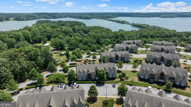 1523 Gadwall Way, Seneca, SC 29678 - aerial view of a nearby body of water and a heavily wooded area