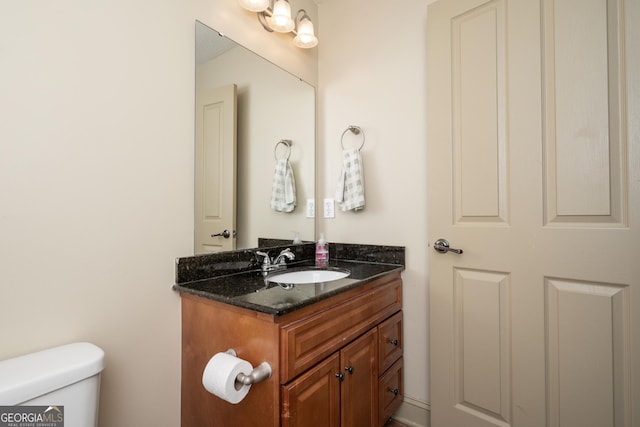 1523 Gadwall Way, Seneca, SC 29678 - half bath featuring vanity and toilet