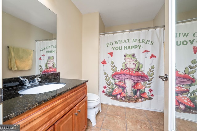 1523 Gadwall Way, Seneca, SC 29678 - full bathroom featuring vanity, toilet, and a shower with shower curtain