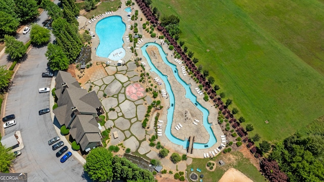 1523 Gadwall Way, Seneca, SC 29678 - bird's eye view of a pool area