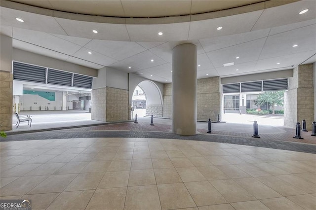 3040 Peachtree Rd NW Unit 1013, Atlanta, GA 30305 - lobby with recessed lighting and a towering ceiling
