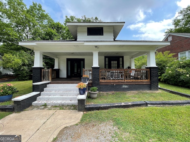 1103 E 2nd Ave SE, Rome, GA 30161 - view of front of home featuring a porch and a front lawn