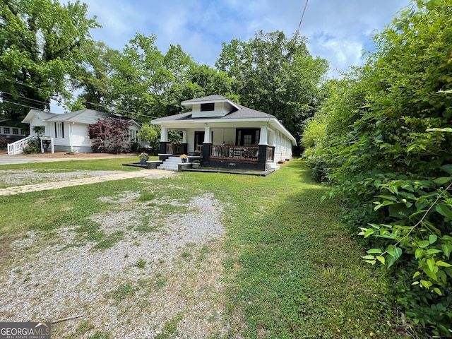 1103 E 2nd Ave SE, Rome, GA 30161 - bungalow with a porch and a front lawn